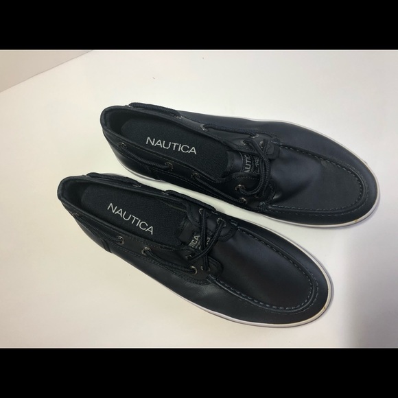 New Nautica shoes, navy blue, size 7 1/2 - Picture 2 of 3